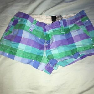 Hurley plaid shorts